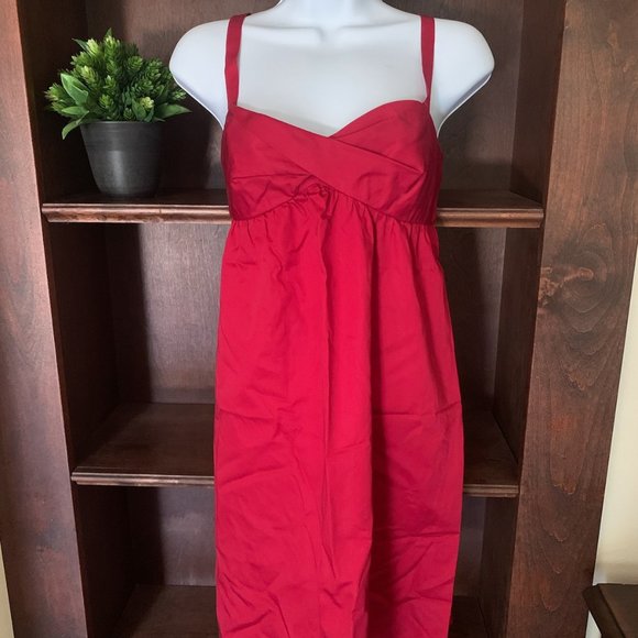 Ann Taylor Loft Dress Cranberry Size 4 - Picture 1 of 4